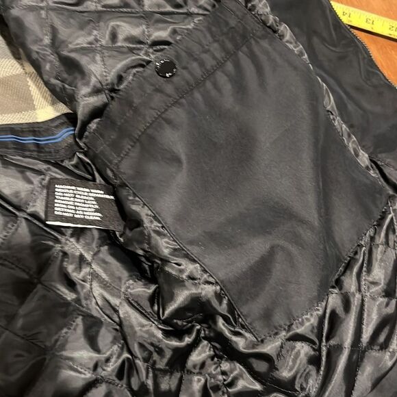 EUC London Fog Men’s Mid-Weight Black Car Coat Size XL. - Picture 9 of 11